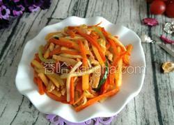 苹果炒鸡肉丝