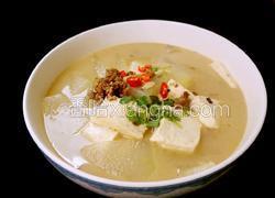 肉末水晶白玉汤