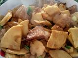 花肉炒竹笋