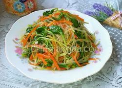豆苗拌粉丝