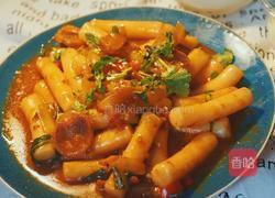 风味香肠炒年糕的做法图解9