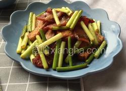 豆瓣酱炒腊肉