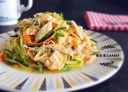 胡萝卜黄瓜拌豆皮
