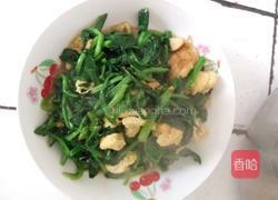 菠菜炒鸡蛋的做法图解4