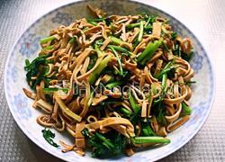 豆腐皮炒香菜