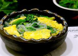 菠菜鸡蛋炖粉条