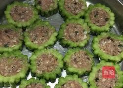 苦瓜酿肉的做法图解3