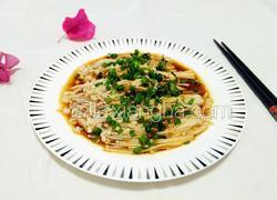 葱油蒸金针菇