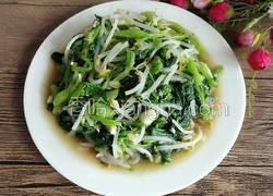 凉拌菠菜豆芽