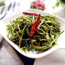 「Cathy边吃边营养」干炒豆角丝少油版的做法[图]
