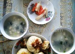 早餐皮蛋粥＋煎包子