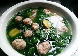 豌豆尖丸子汤