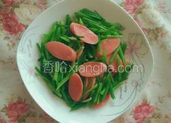 香肠炒香芹