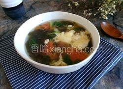 番茄紫菜蛋花汤