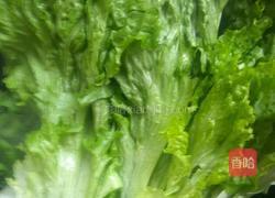 烧生菜的做法图解3