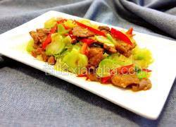 肉片炒儿菜