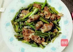 蒜苔炒鸡心的做法图解11