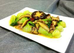 肉末香菇油菜