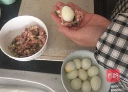鹌鹑蛋肉丸（自创）的做法图解5