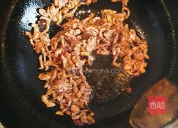 茭白炒肉的做法图解5