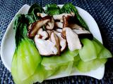 菜心扒香菇