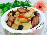 毛笋烧腊肉