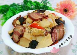 毛笋烧腊肉