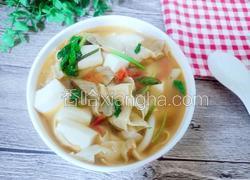 西红柿豆腐汤