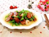 腊肠虾仁炒青椒