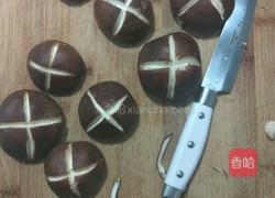 青菜香菇的做法图解2