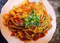 番茄炒蛋乌冬面