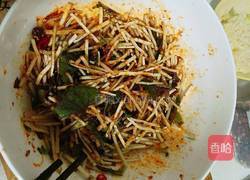 凉拌折耳根的做法图解3