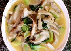 蘑菇炒青菜