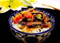 番茄牛肉氹仔粉