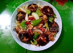 香菇圆葱烧肉片