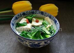 青菜豆腐汤