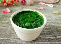 碧绿菠菜泥