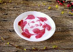 桑椹拉花酸奶