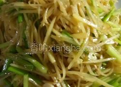 土豆丝炒芹菜