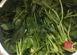 菠菜玉米黑麦锅贴的做法图解1