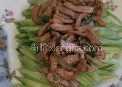 肉丝拌黄瓜