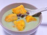 抹茶番薯红豆牛奶的做法[图]