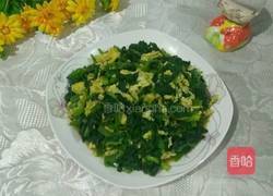 菠菜炒鸡蛋的做法图解5