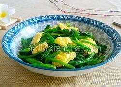菠菜炒鸡蛋