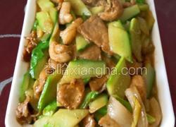 黄瓜炒肉片