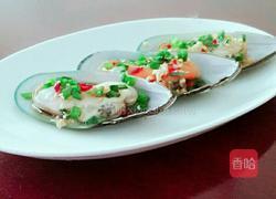 蒜蓉六月鲜蒸新西兰大青口的做法图解5