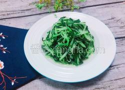 莴笋丝炒韭菜