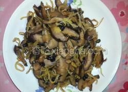 糖醋香菇豆豉炒鱼丝