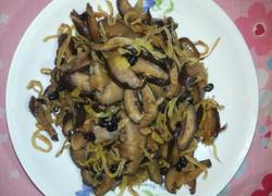 糖醋香菇豆豉炒鱼丝