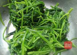 凉拌菠菜的做法图解3